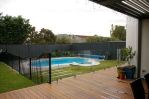 Deck view to pool