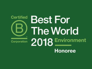 Green Moves x BCorp Best for the world 2018