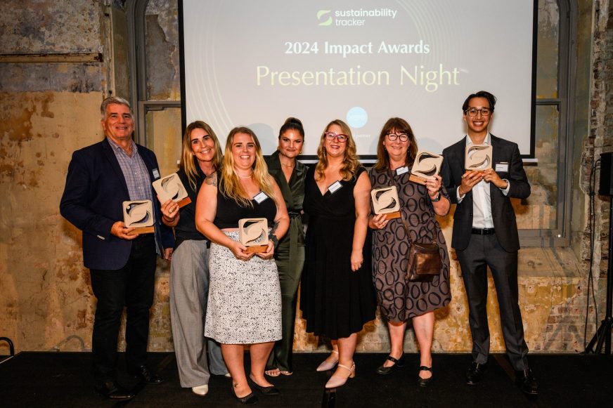 Sustaionabilty Tracker 2024 Impact Awards winners. Image from Sustainability Tracker