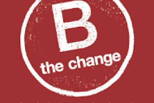 B the change